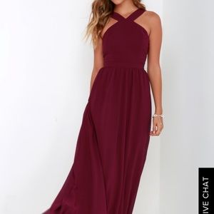 Lulus Maroon Formal Dress